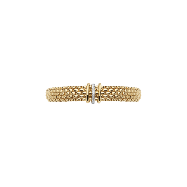 Fope Panorama Flex it Gelbgold Armband mit Diamanten 58704BX_BB