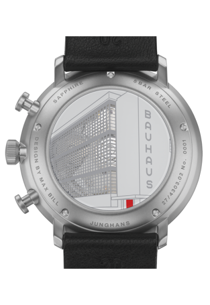 Junghans max bill Chronoscope Bauhaus 27/4303.02