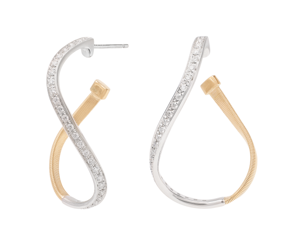 Marrakech Ohrringe aus Gelbgold mit Diamantpavé OG404_B_YW_M5 bei Juwelier Hungeling