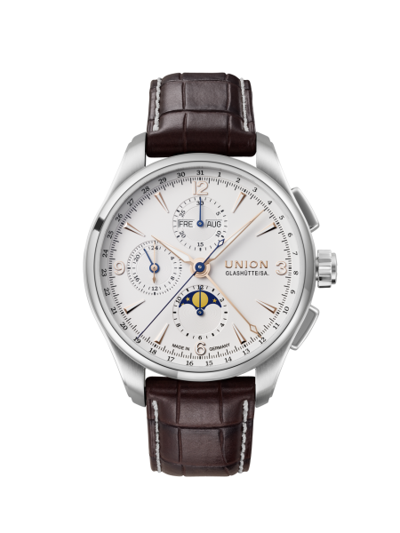 Union Glashütte Belisar - Chronograph Mondphase 42mm D014.425.16.017.01 bei Juwelier Hungeling