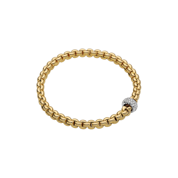 Fope Eka Flex it Gelbgold Armband mit Diamanten 72110BX_PB_Y_XBX