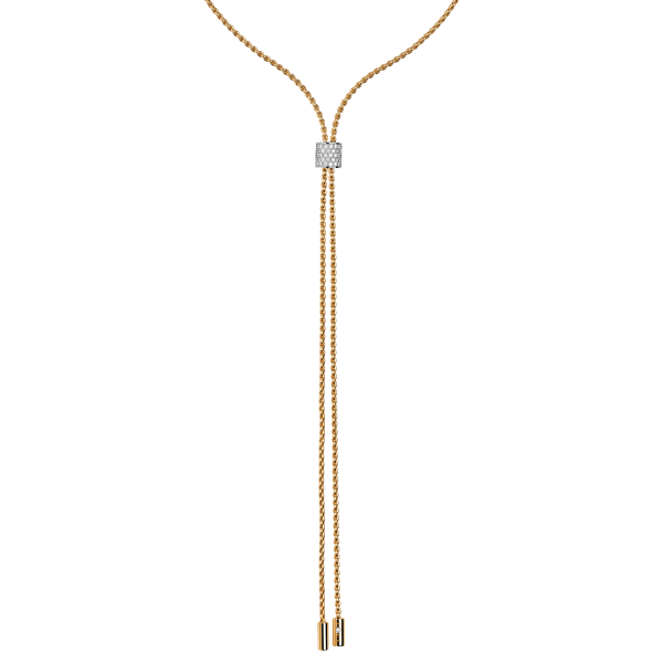 Fope Aria Gelbgold Slider Halskette mit Diamant-Pavé 89403CX_BB_G_GBX_070 bei Juwelier Hungeling