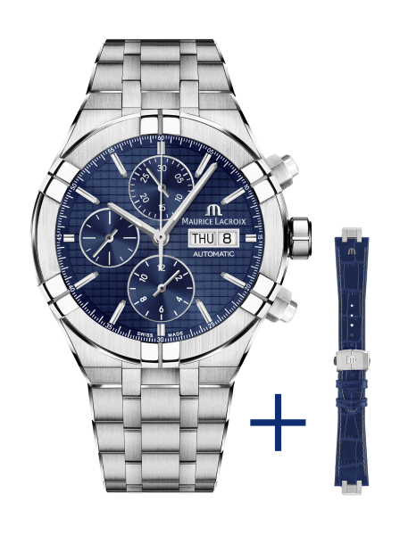 Maurice Lacroix Aikon Automatic Chronograph 44mm AI6038-SS002-430-2 bei Juwelier Hungeling