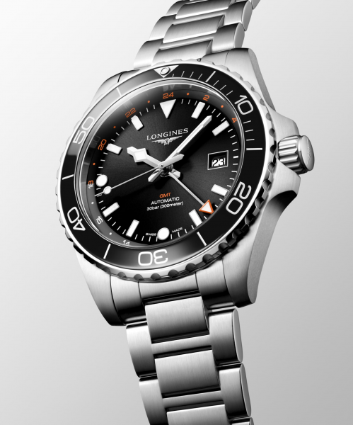HydroConquest GMT Automatic Ø 43 mm L3.890.4.56.6