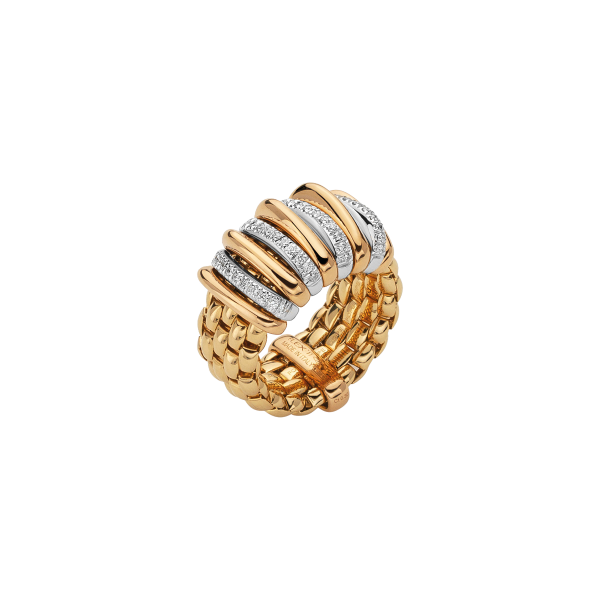 Fope Panorama Flex it Gelbgold Ring mit Diamanten 58804AX_BB