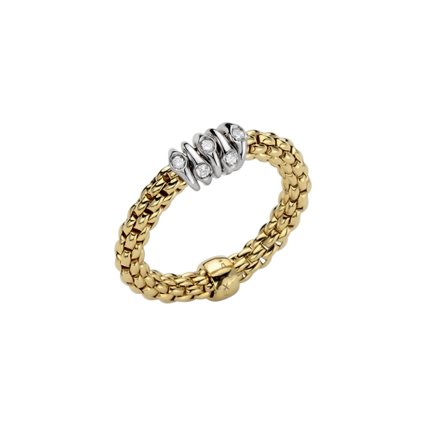 Fope Prima Flex it Gelbgold Ring mit Diamanten 74608AX_BB