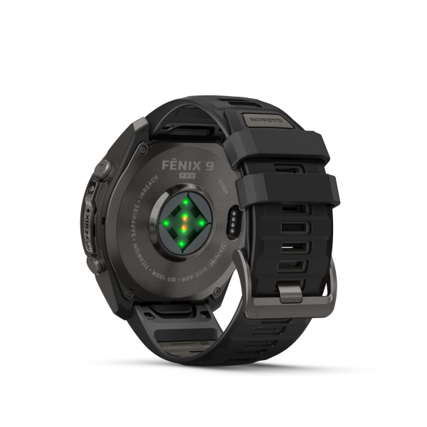 Garmin fēnix 9 Pro – inReach, 51 mm Carbongrau DLC Titan 010-04337-11
