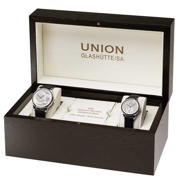 Union Glashütte 1893 Johannes Dürrstein Jubiläumsedition Set bei Juwelier Hungeling