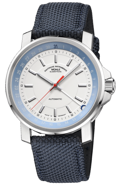 Mühle Glashütte 29er Zeigerdatum M1-25-32-NB bei Juwelier Hungeling