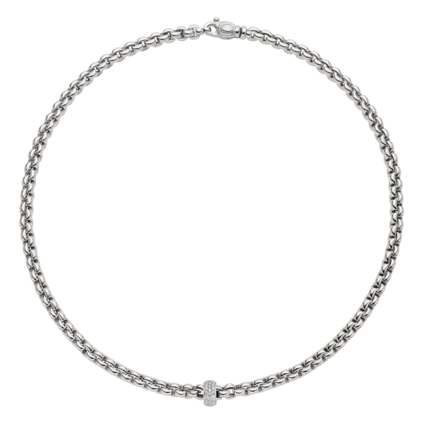 Fope Eka Weißgold Collier mit Pavébesatz 72110CX_PB_B_XRX