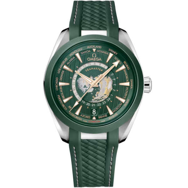 Omega Seamaster Aqua Terra 150M Worldtimer 220.32.43.22.10.001 bei Juwelier Hungeling