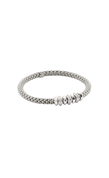 Fope Solo Flex it Weissgold Armband mit Diamanten 657B BBR