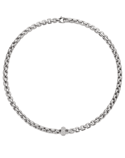 Fope Eka Anniversario Flex it Weißgold Halskette mit Diamanten 70705CX_PB