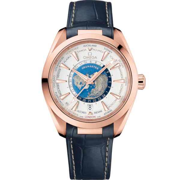 Omega Seamaster Aqua Terra 150M Worldtimer 220.53.43.22.02.001 bei Juwelier Hungeling