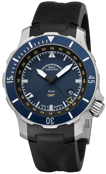 Mühle Glashütte Seebataillon GMT M1-28-62-KB bei Juwelier Hungeling