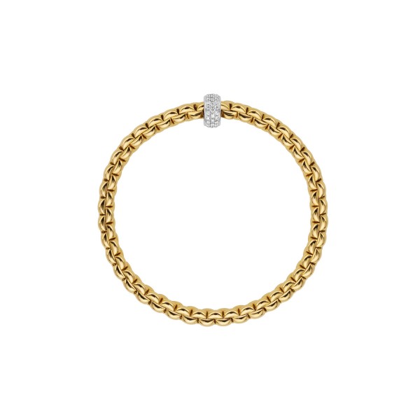 Fope Eka Flex it Gelbgold Armband mit Diamanten 72110BX_PB_Y_XBX
