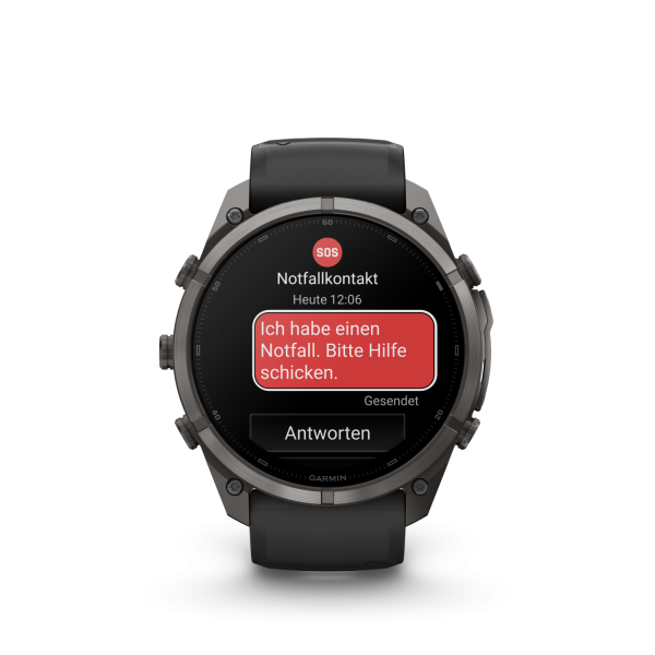 Garmin fēnix 9 Pro – inReach, 51 mm Carbongrau DLC Titan 010-04337-11