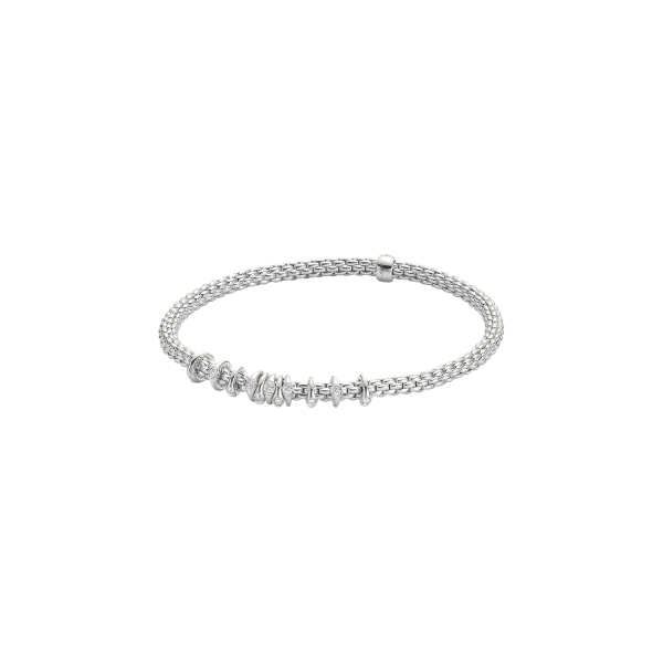 Fope Prima Flex it Weissgold Armband mit Diamanten 74708BX_BB