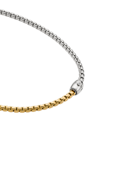 Fope Eka Flex it Bicolor Halskette mit Diamant 07F01C2_BB_2_XBX