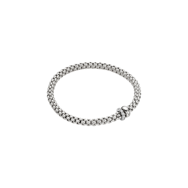 Fope Solo Flex it Weissgold Armband mit Pavébesatz 62406BX_PB