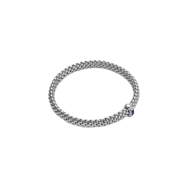 Fope Vendôme Flex it Weissgold Armband mit Diamanten und Saphir 58302BX_B2