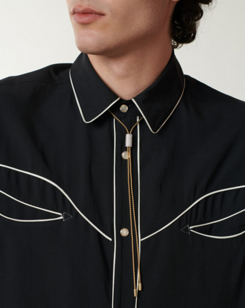 Fope Aria Gelbgold Slider Halskette mit Diamant-Pavé 89503CX_BB_B_BBX_090