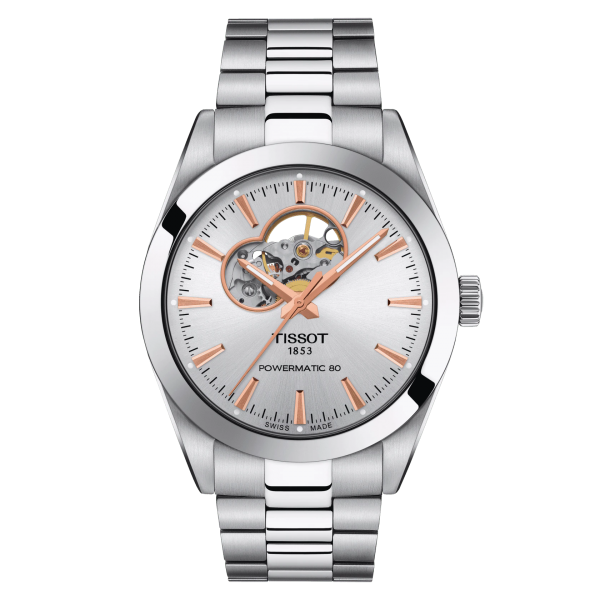 Tissot Gentleman Powermatic 80 Open Heart T127.407.11.031.01 bei Juwelier Hungeling