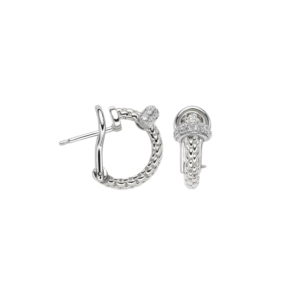 Fope Prima Weißgold Ohrringe mit Diamanten OR747 BBR bei Juwelier Hungeling