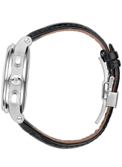 Mühle Glashütte Teutonia II Chronograph M1-30-95-LB Seitenansicht bei Juwelier Hungeling
