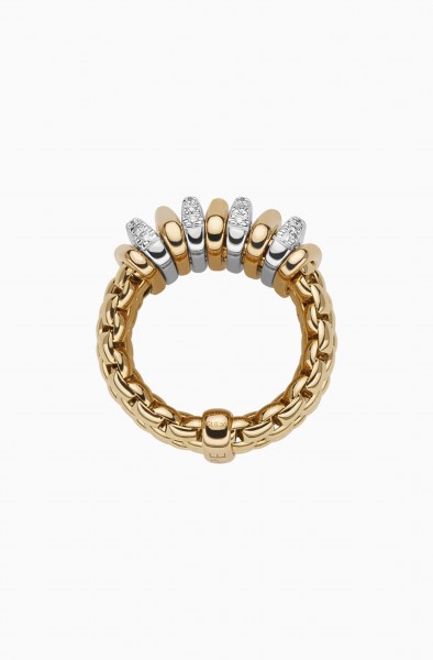 Fope Panorama Flex it Gelbgold Ring mit Diamanten 58804AX_BB