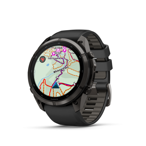 Garmin fēnix 9 Pro – inReach, 51 mm Carbongrau DLC Titan 010-04337-11