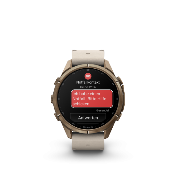 Garmin fēnix 9 Pro – inReach, 43 mm Autumn Gold Titan 010-04335-41