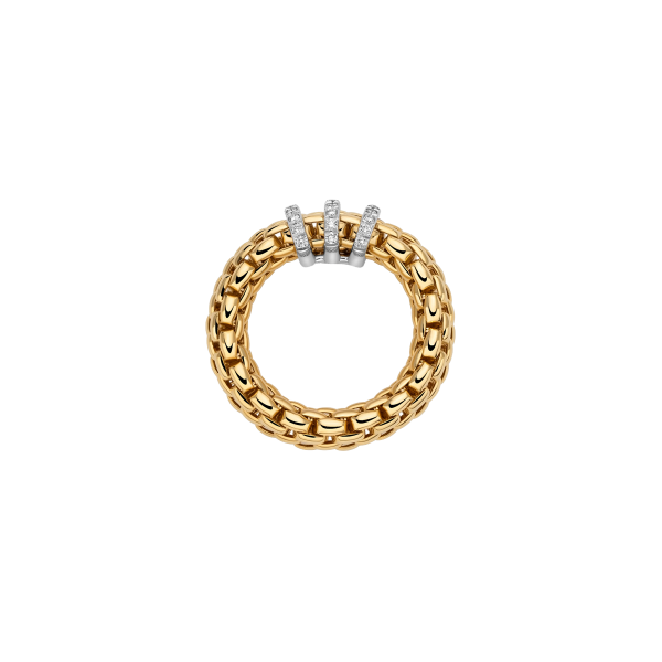 Fope Vendôme Flex it Gelbgold Ring mit Diamant-Pavé 59202AX_PB