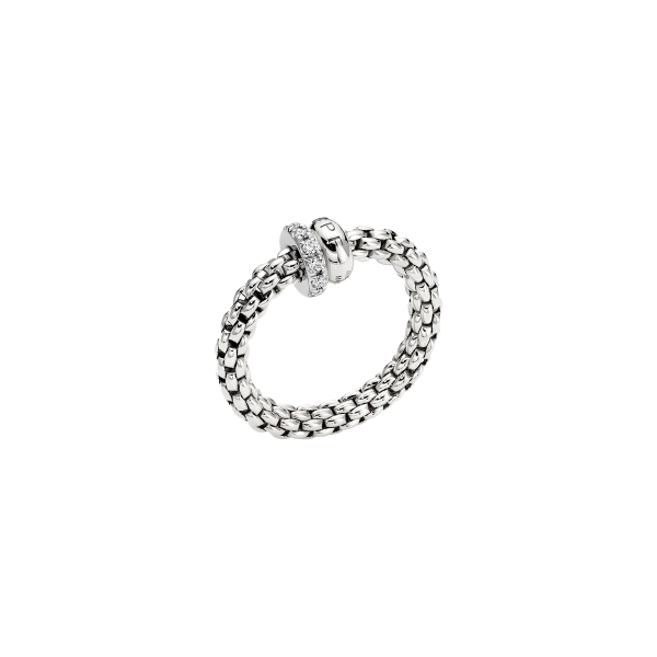 Fope Solo Flex it Weissgold Ring mit Pavébesatz 62408AX_PB_B_BBX