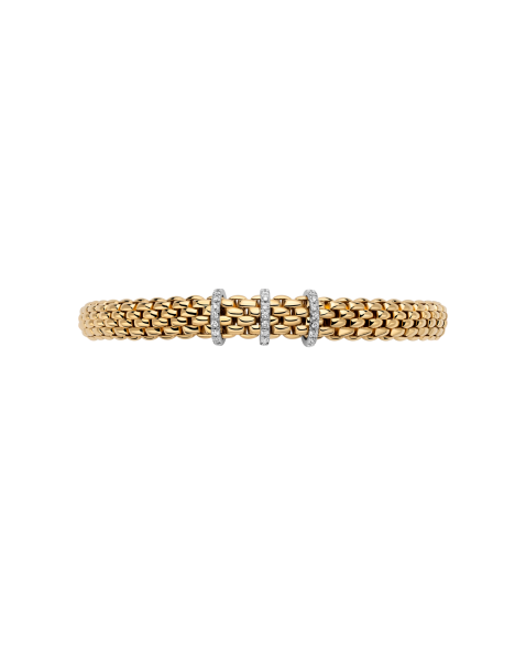 Fope Vendôme Flex it Gelbgold Armband mit Diamant-Pavé 59202BX_PB