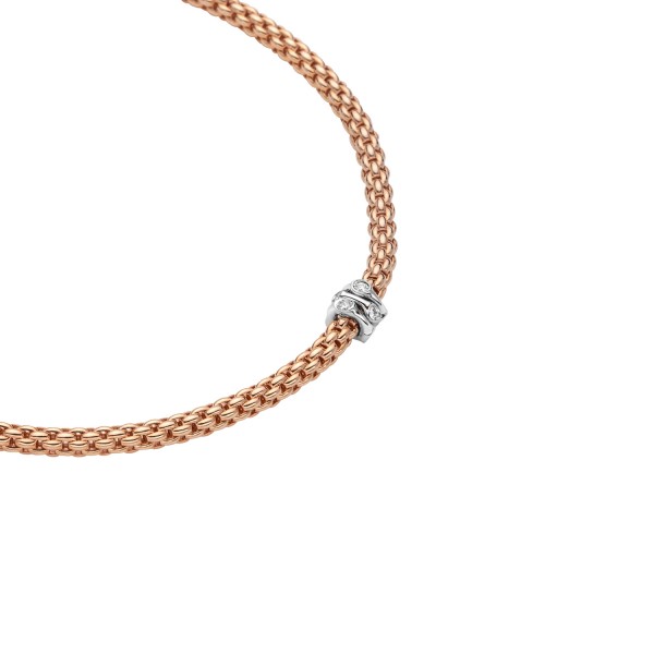 Fope Prima Roségold Collier mit Diamanten 74308CX_BB_R_BBB_043