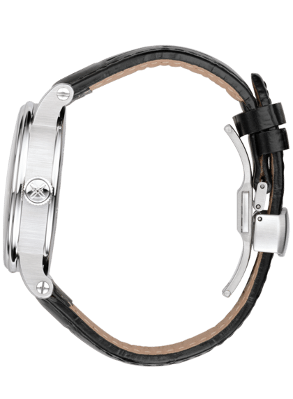 Mühle Glashütte Teutonia II Kleine Sekunde M1-33-45-LB Seitenansicht bei Juwelier Hungeling