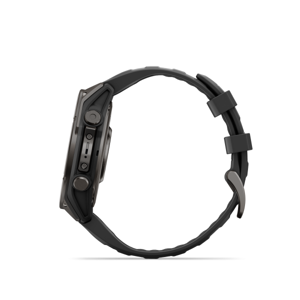 Garmin fēnix 9 – 47 mm Schwarz/Carbongrau DLC Titan 010-04762-11