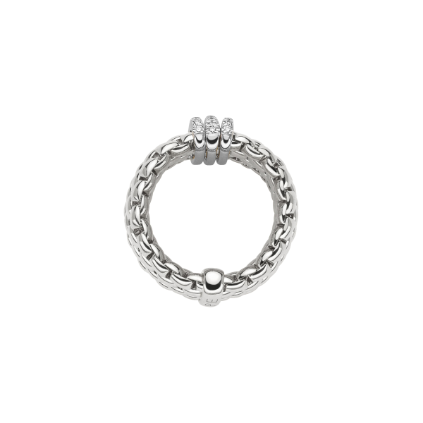 Fope Panorama Flex it Weißgold Ring mit Pavébesatz 58704AX_PB