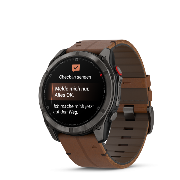 Garmin fēnix 8 Pro - 51 mm AMOLED Sapphire Schwarz/CarbongrauTitan DLC 010-03199-40