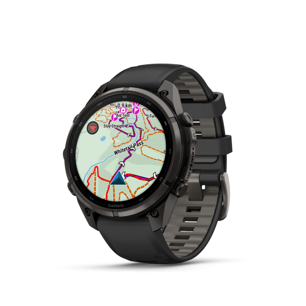 Garmin fēnix 9 Pro – inReach, 47mm Carbongrau DLC Titan 010-04336-11