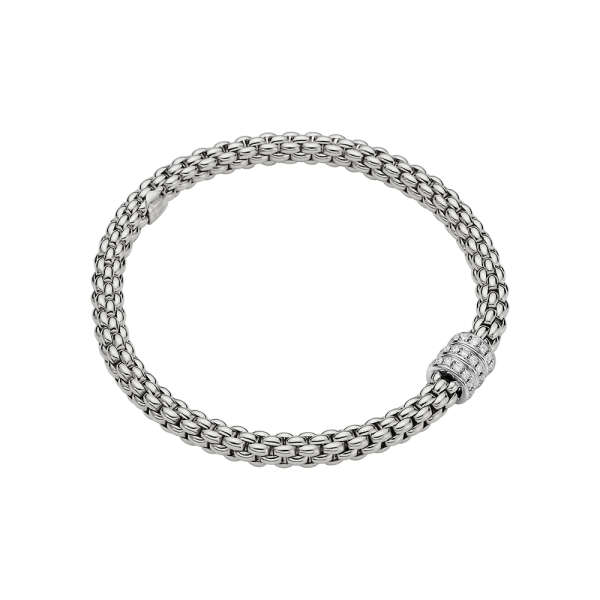 Fope Solo Flex it Weissgold Armband mit Diamanten 62306BX_PB_B_BBB