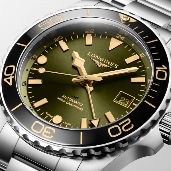 HydroConquest GMT Automatic Ø 41 mm L3.790.4.06.6
