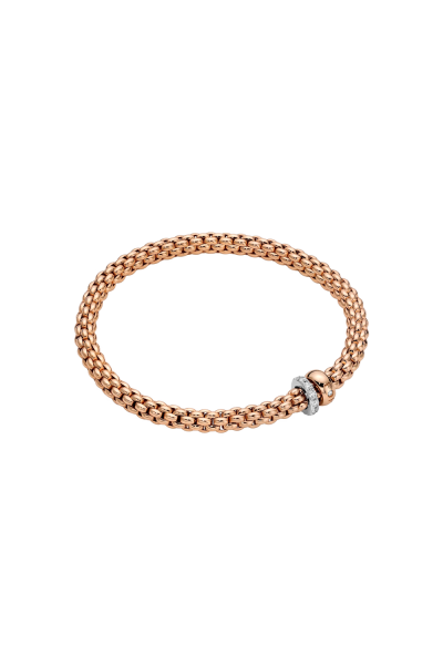 Fope Solo Flex it Roségold Armband mit Pavébesatz 62406BX_PB_R_BRX