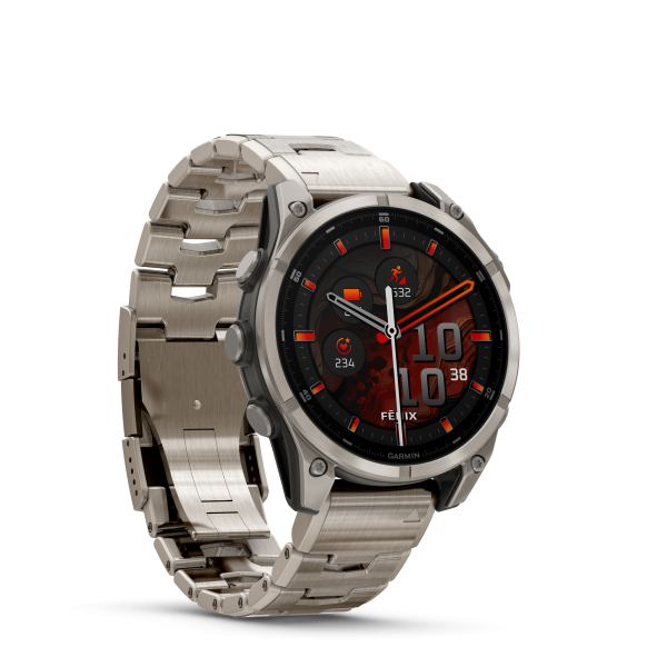 Garmin fēnix 8 - 47 mm AMOLED Sapphire Graphit/Titanium Titan 010-02904-40 bei Juwelier Hungeling