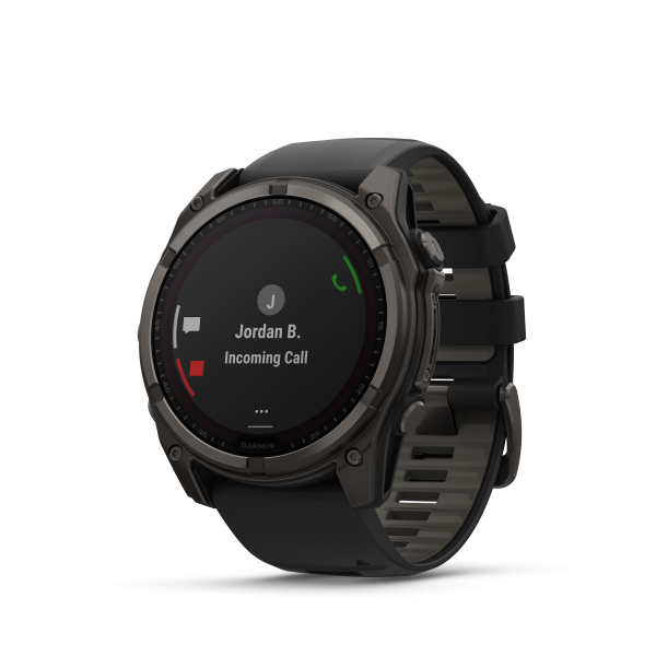 Garmin fēnix 8 - 51 mm Solar Sapphire Graphit/Carbongrau Titan DLC 010-02907-11