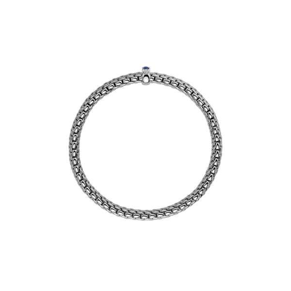 Fope Vendôme Flex it Weissgold Armband mit Diamanten und Saphir 58302BX_B2