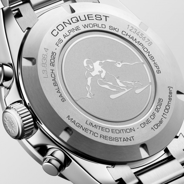 Conquest Chronograph Ski Edition Ø 42 mm L3.836.4.52.9