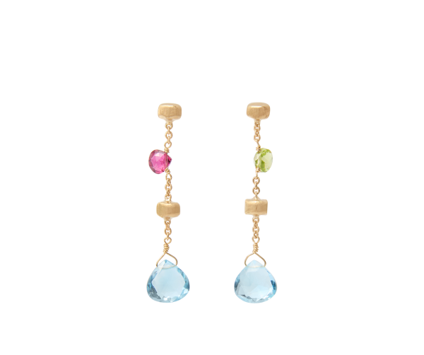 Marco Bicego Paradise Ohrring aus Gold mit Topas, mini OB1430_MIX01_Y_02 bei Juwelier Hungeling