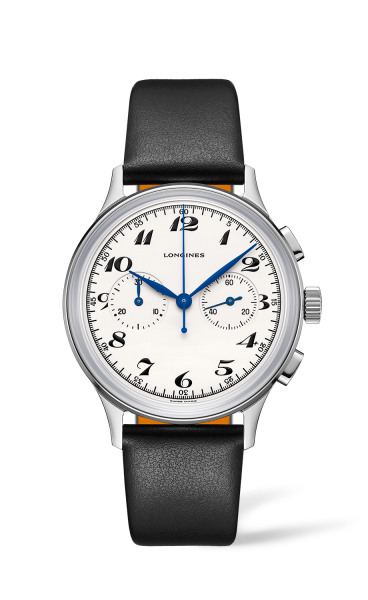 The Longines Heritage Classic Chronograph 1946 L2.827.4.73.0 bei Juwelier Hungeling